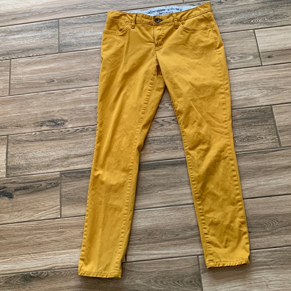 Tommy Hilfiger skinny mustard jeans